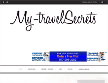 Tablet Screenshot of my-travelsecrets.com